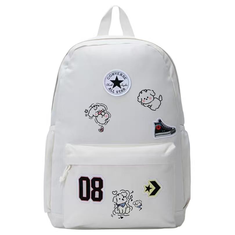 Converse Converse Polyester Backpack Medium Unisex Classical Style White
