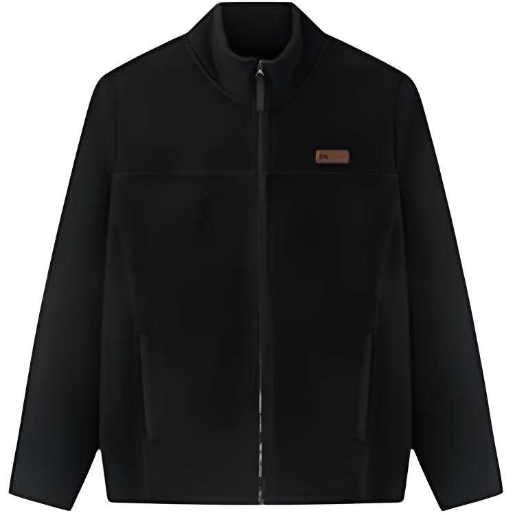 361° Velvet Jackets Women's Super Black/Super Black Stand Collar Moderate