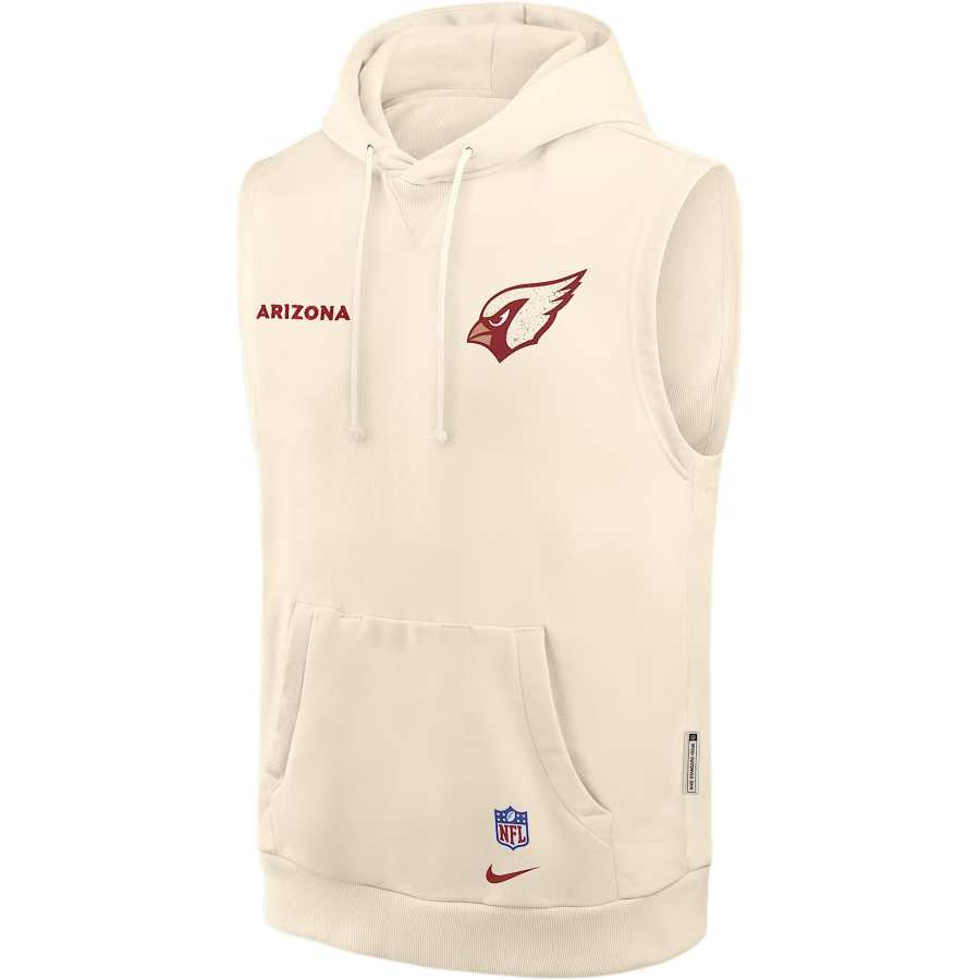 Nike Nike Arizona Cardinals Rivalries Collection Sideline Men's Nike Dri-FIT Nfl Sleeveless Pullover Hoodie