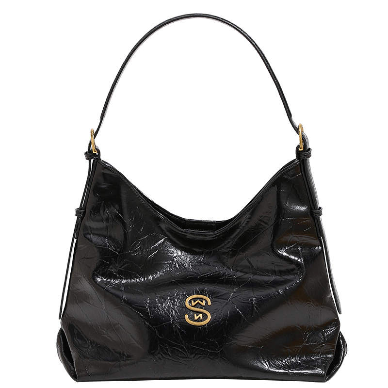PAYOT Synthetic Leather Tote Bag, Shoulder Bag Women's Black/Pink