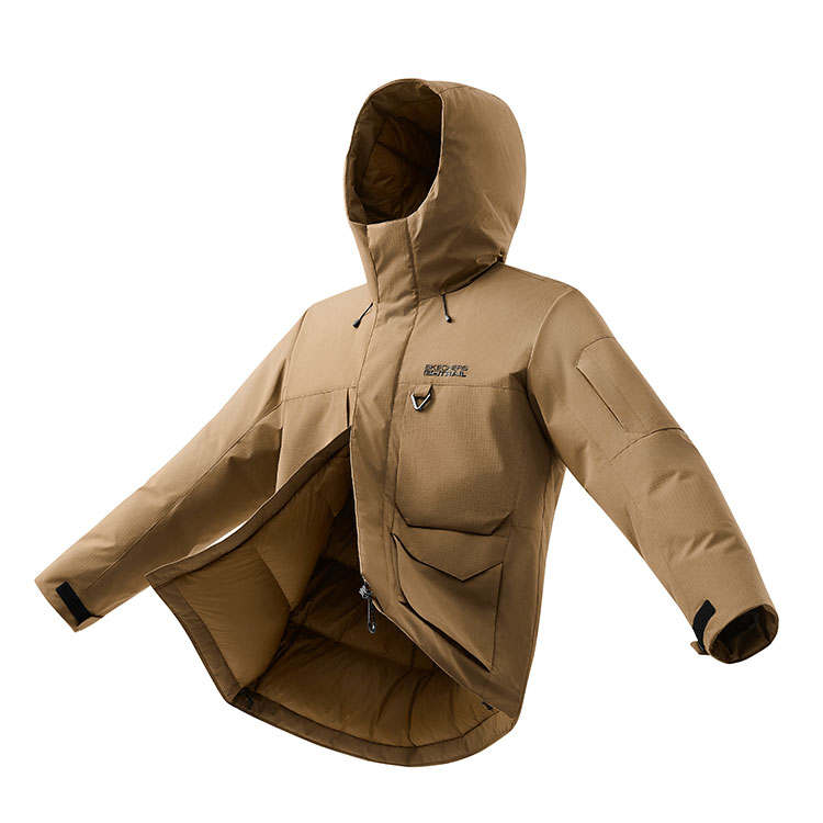 Skechers Skechers Down Jacket Unisex Feather Chestnut