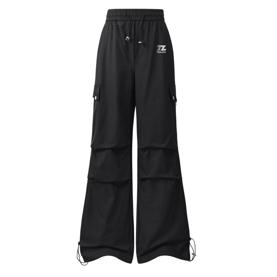 Tonlion Casual Pants Women's Moderate Straight Fit Pants
