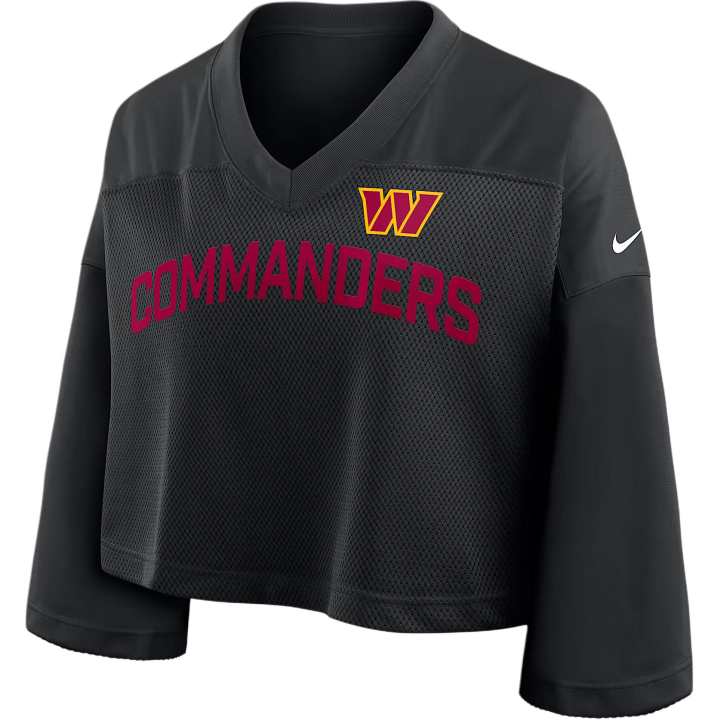Nike Nike Washington Commanders Wide Receiver Jersey Fashion Women's Nike Dri-FIT Nfl Cropped Top