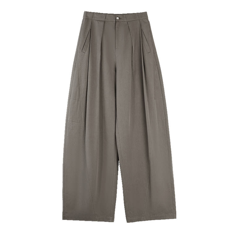 ELLE Casual Pants Women's Gray Green Moderate Straight Fit Pants