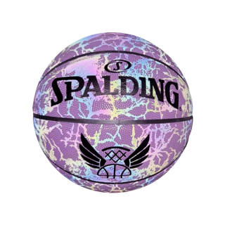 SPALDING Light Shadow Collection Pu Basketball Purple Size 7 Reflective Unisex China Mainland Version