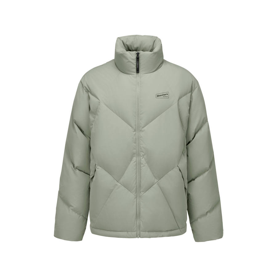 Skechers Down Jacket Unisex Rainy Day Gray