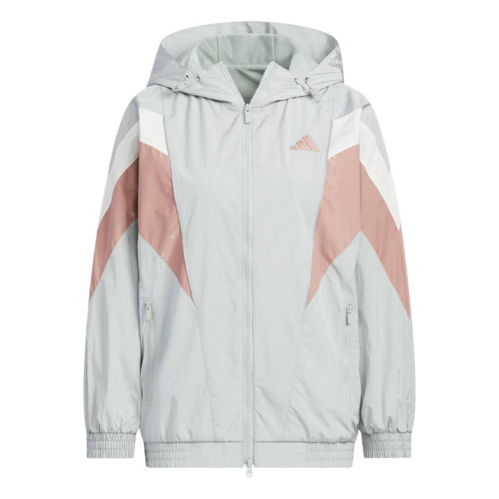 Adidas Adidas Jackets Women's Gray Hooded Moderate Other