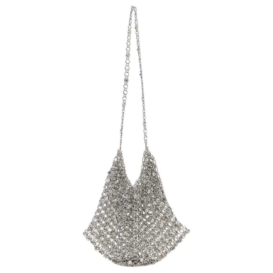 ZARA ZARA Iron Shoulder Bag Mini Women's Silver