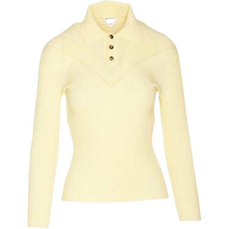 Bottega Veneta Slim Fit Ribbed Polo Shirt