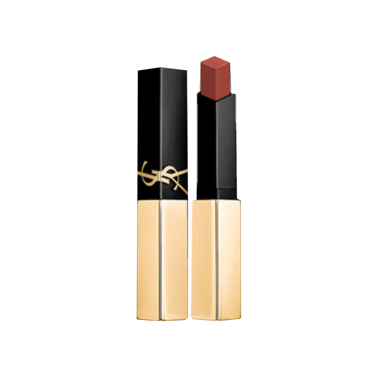 SAINT LAURENT Brand New Gold Bar Lipstick, Embossed Slim Tube Lipstick Matte