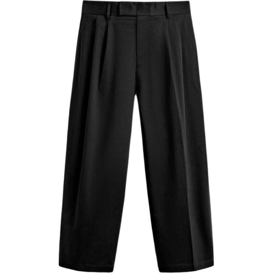 ZARA Casual Pants Men's Black Moderate Wide Leg Pants