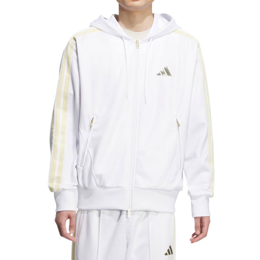 Adidas Adidas Sweatshirts Men's White Hooded Moderate