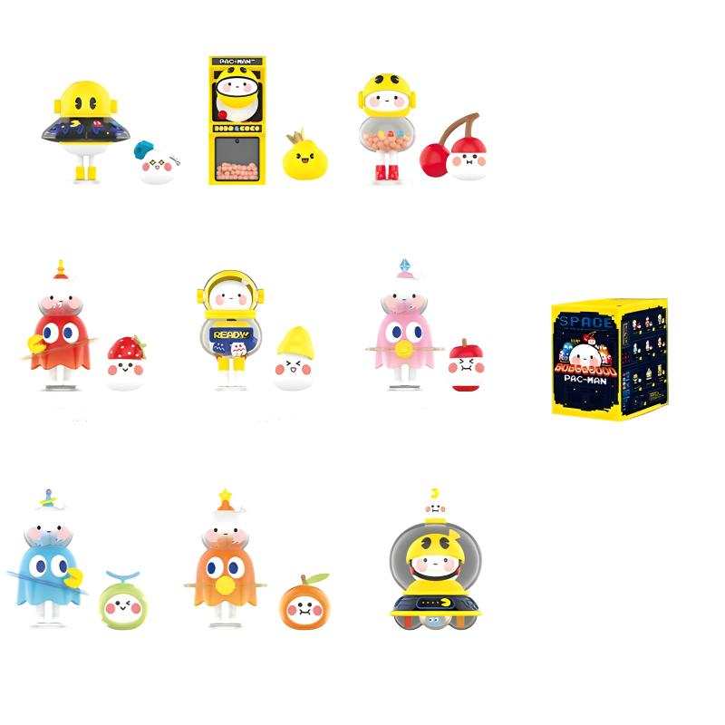 POP MART POP MART Bobo&Coco PAC MAN Space Collection Mystery Boxes Single Mystery Box/Full Box 9 Pcs