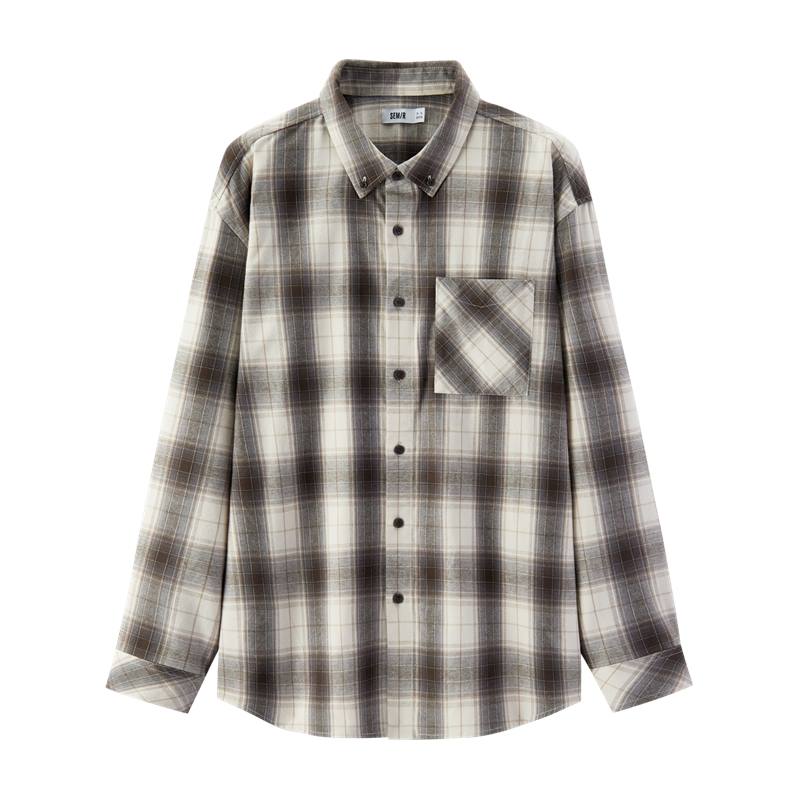 Semir Mall Same Style Men's Clothing Shirts Men's Lapel Moderate Other