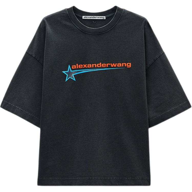 Alexander Wang Alexander Wang Star Patterned Crewneck T-Shirt