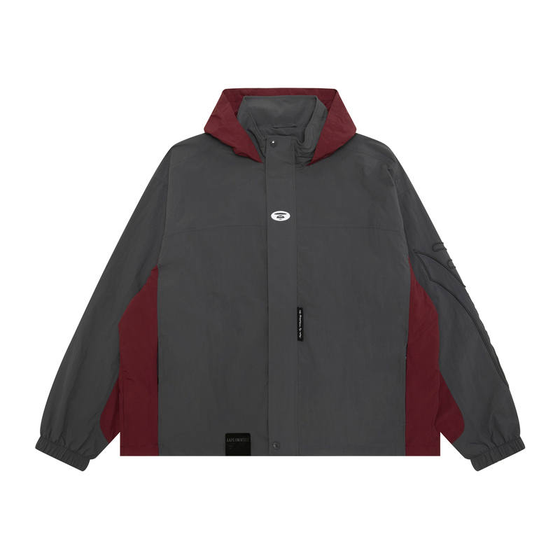 Aape Aape logo-patch hooded jacket