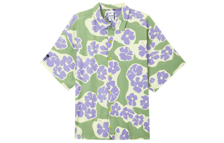 Nike Nike Shirts Men's Green Yellow Polo Collar Moderate Other