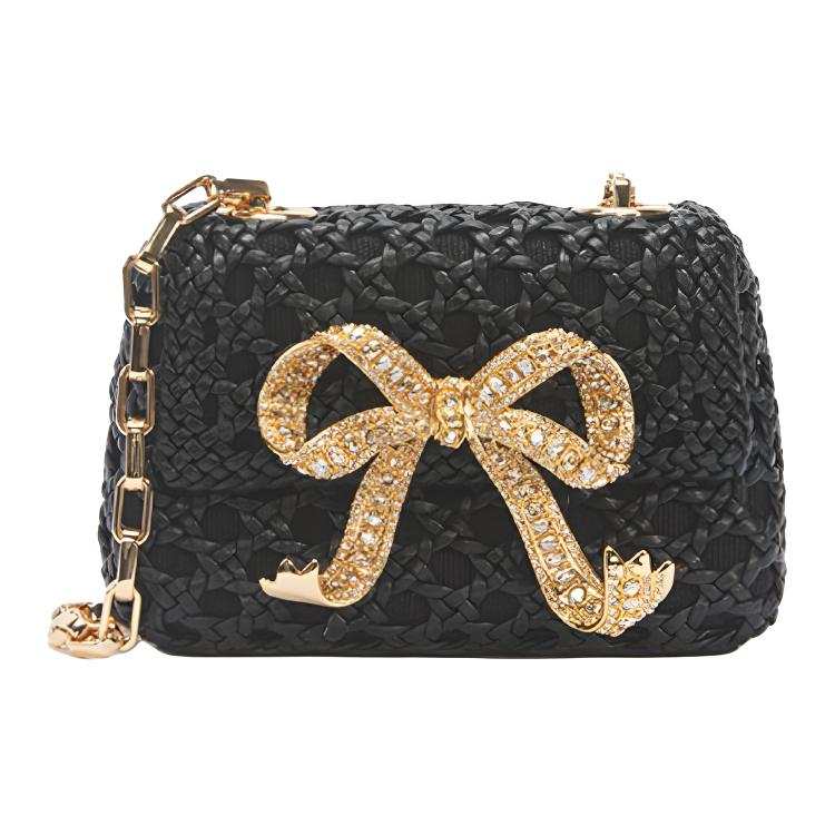 Self-portrait Self portrait Cow Leather One Shoulder Handbag Mini Women's Black