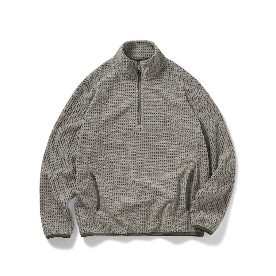 714STREET Sweatshirts Unisex Half Open Collar Moderate