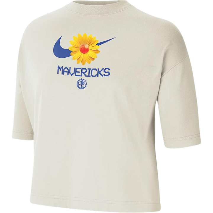 Nike Nike Dallas Mavericks Courtside Women's Nike Nba Boxy T-Shirt