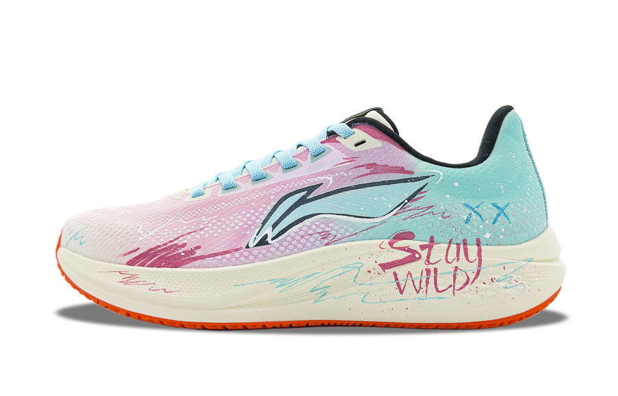 Li-Ning Li Ning Red Hare 7 Fabric Cushioning Slip Resistant Abrasion Resistant Breathable Lightweight Rebound