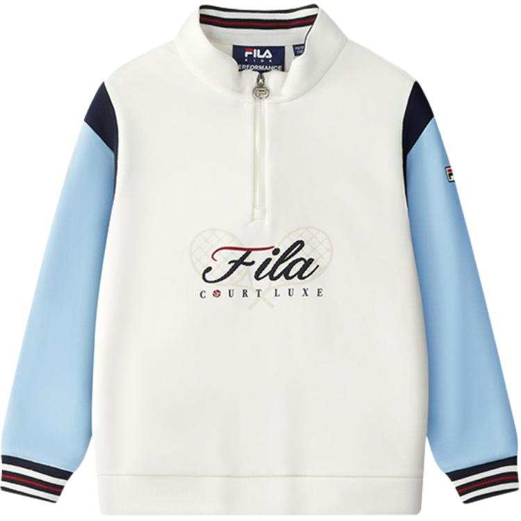 FILA Unisex Sweatshirts Stand Collar Moderate