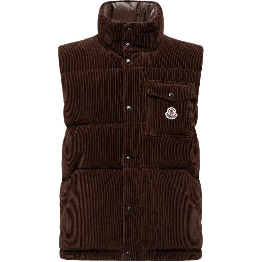 Moncler Agen corduroy padded gilet