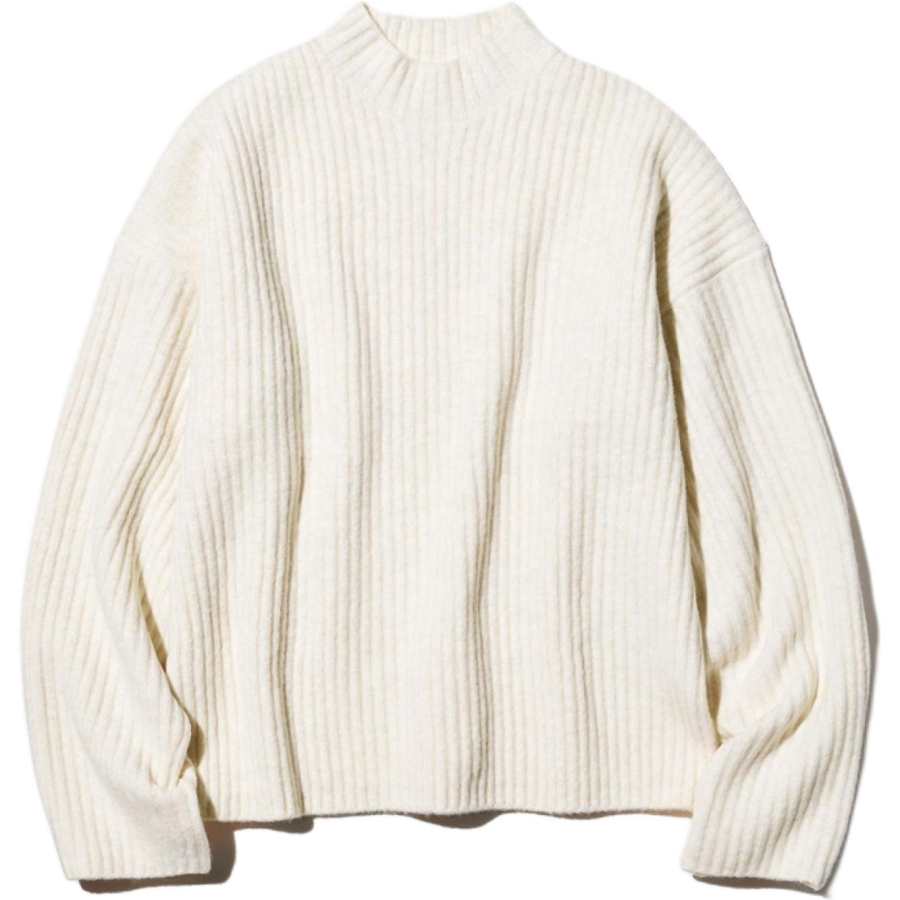 UNIQLO Knitwear Women's Ivory Half Turtleneck Moderate