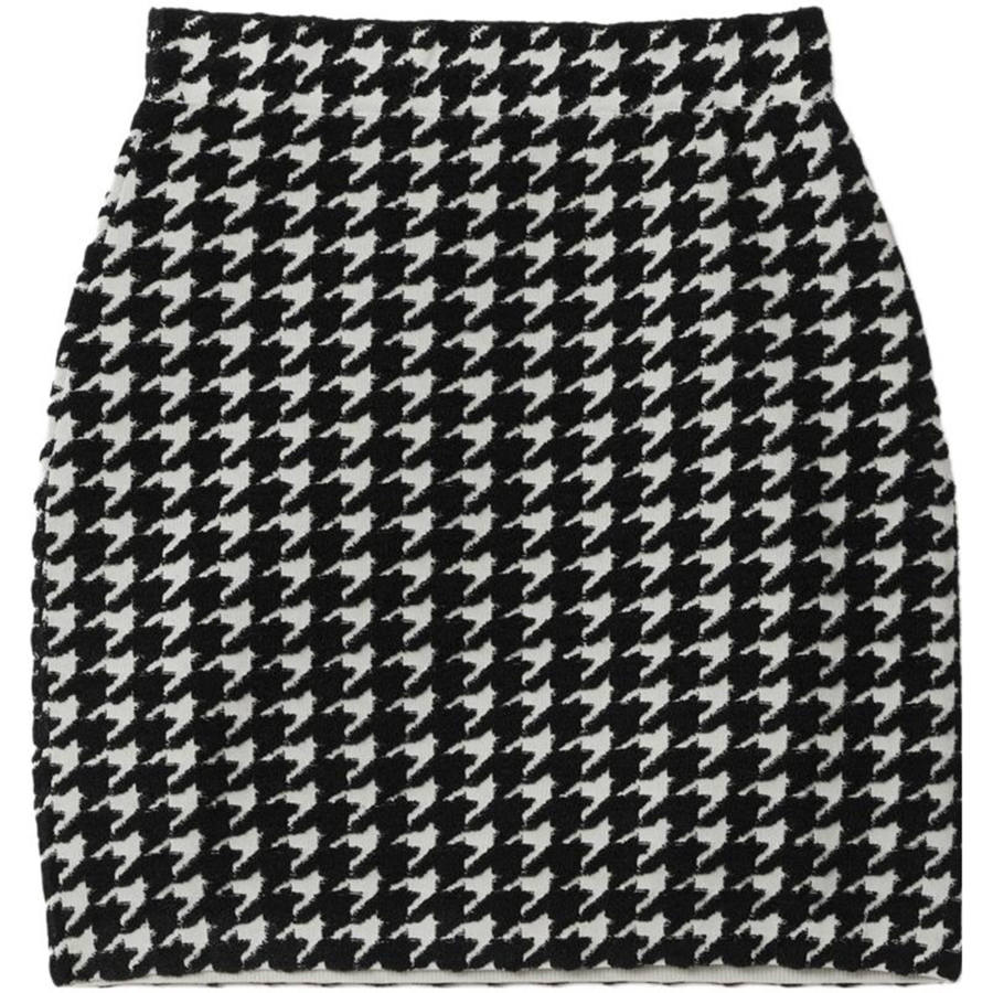 Burberry Burberry Houndstooth Pattern Knitted Mini Skirt