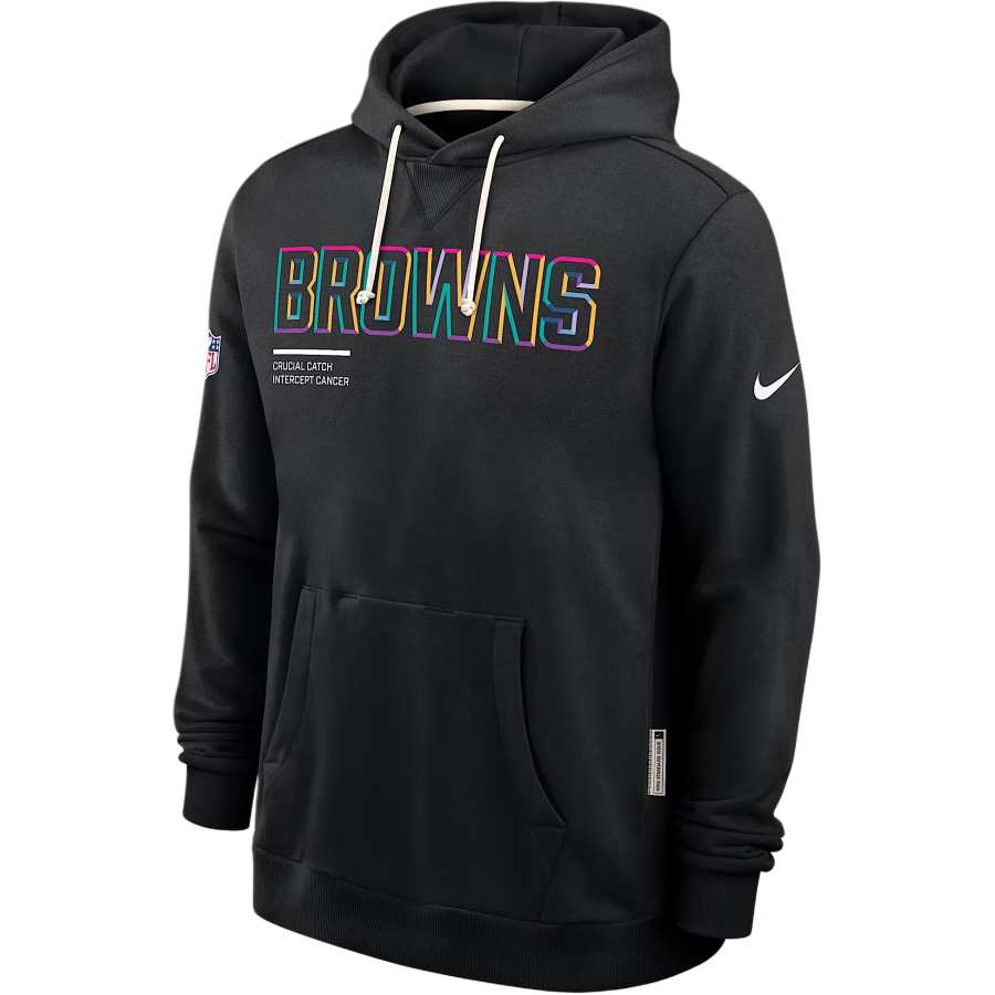 Nike Nike Cleveland Browns Crucial Catch Sideline Men's Nike Dri FIT Nfl Pullover Hoodie