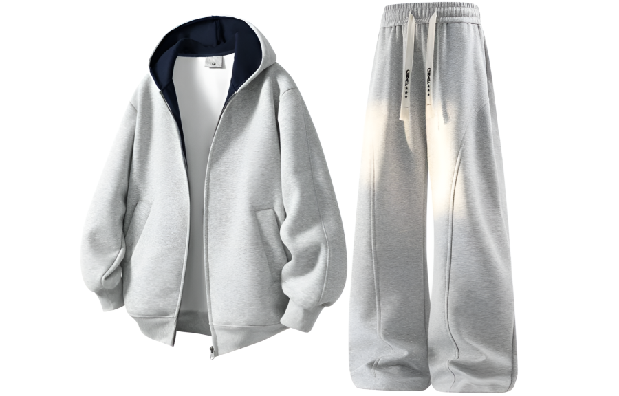 GWAF Sweatshirt Sets Unisex Hooded Moderate
