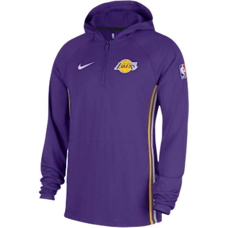 Nike Nike Los Angeles Lakers Zoned Men's Nike Dri-FIT Nba 1/4-Zip Hoodie