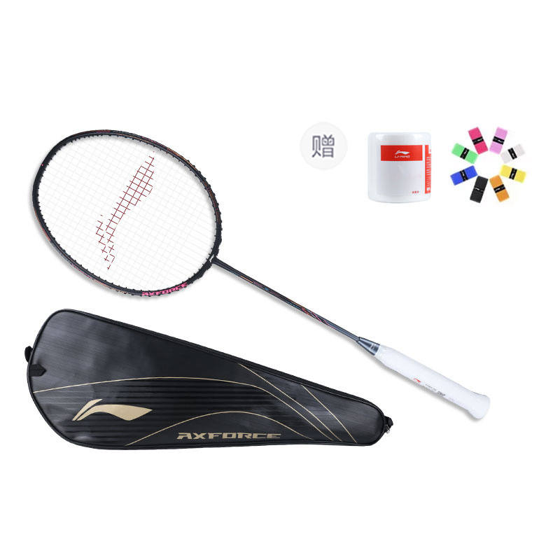 Li-Ning Li Ning Thunder 80 AXFORCE 80 Full Carbon Badminton Rackets Offensive Type Heavy Head, Stiff Shaft Professional 675mm