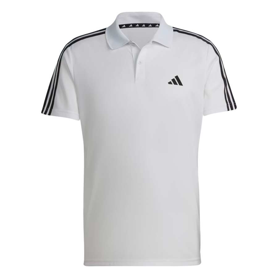 Adidas Adidas Polo Shirts Men's White Polo Collar Moderate Straight Fit