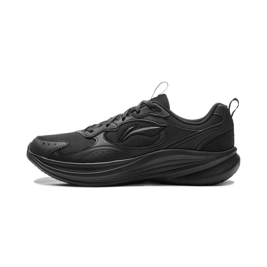 Li-Ning Li Ning Light Breeze V2 Cushioning Lightweight Rebound Low top Casual Sprint City Commuting Running Shoes Men's Black
