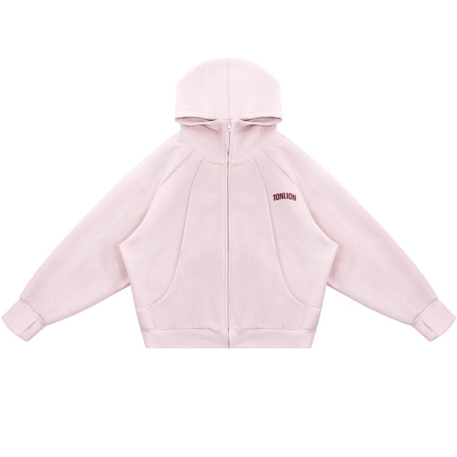 Tonlion Sweatshirts Women's Hooded Moderate Cardigan