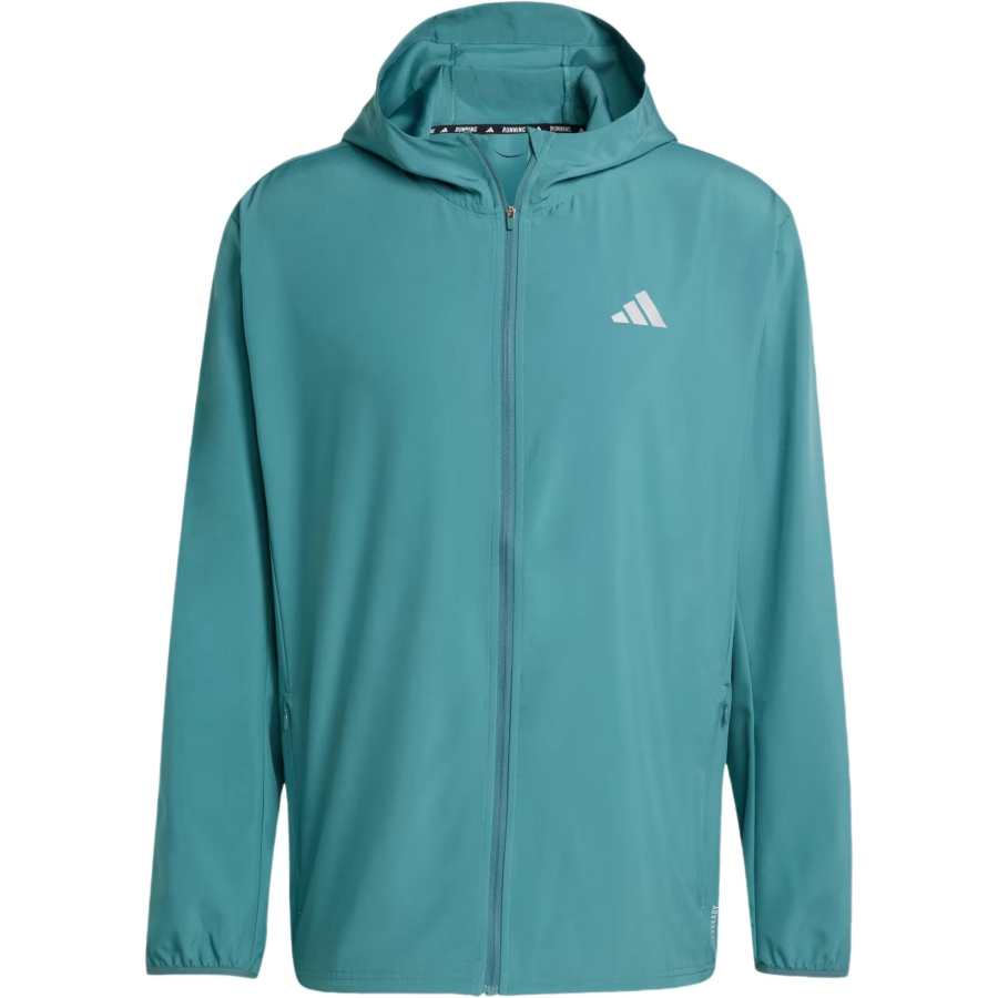 Adidas Adidas Clothing Jackets Men's Cyan Hooded Non Detachable Moderate
