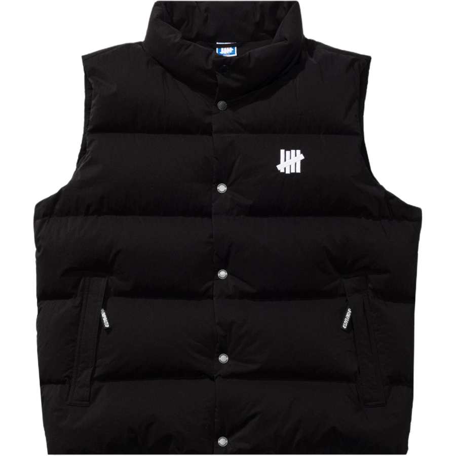UNDEFEATED UNDEFEATED Down Vests Unisex Stand Collar Moderate Other