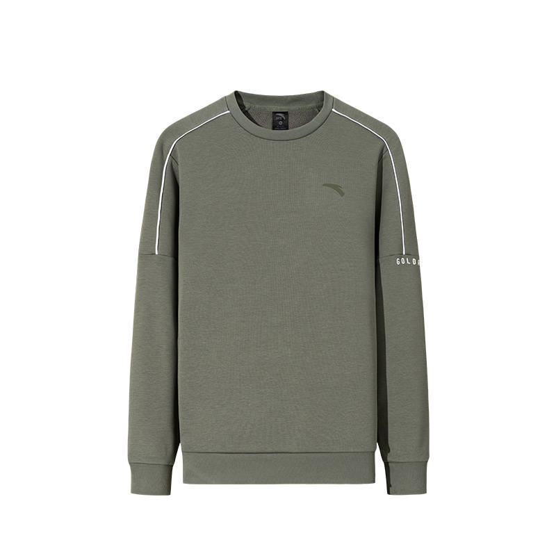 ANTA Sweatshirts Men's Dark Noble Green 2 Crew Neck Moderate