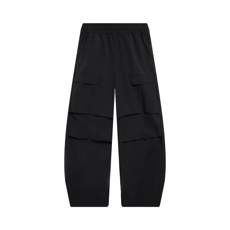Li-Ning Li Ning Sports Life Collection Fleece Lined Thermal Versatile Embroidery Sports Fashion Casual Pants Women's