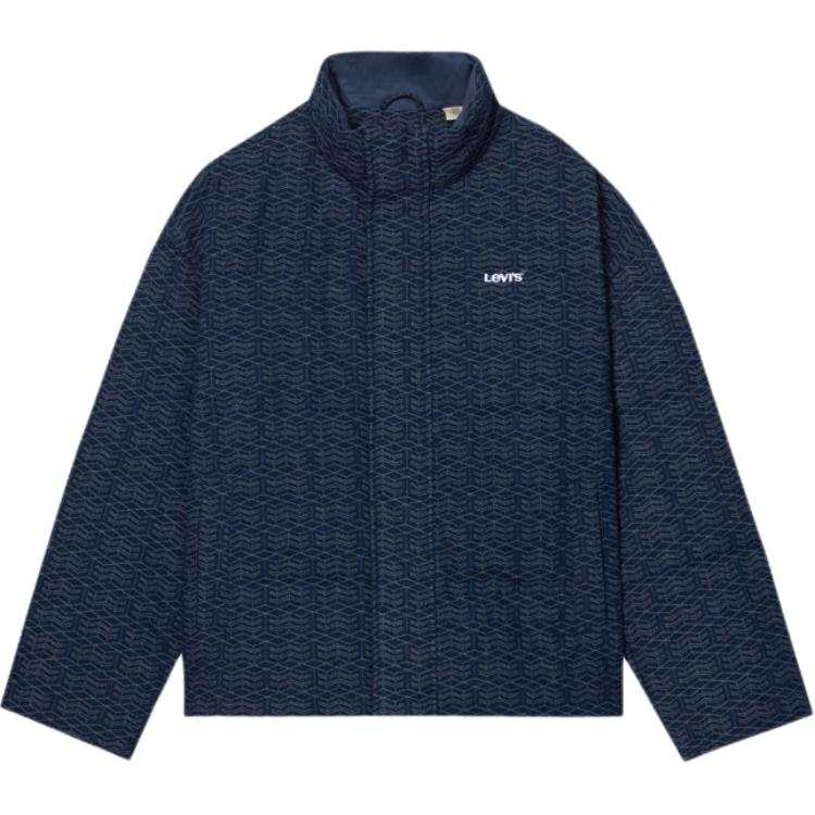 Levis Levis Jackets Men's Dark Blue Stand Collar Moderate Other