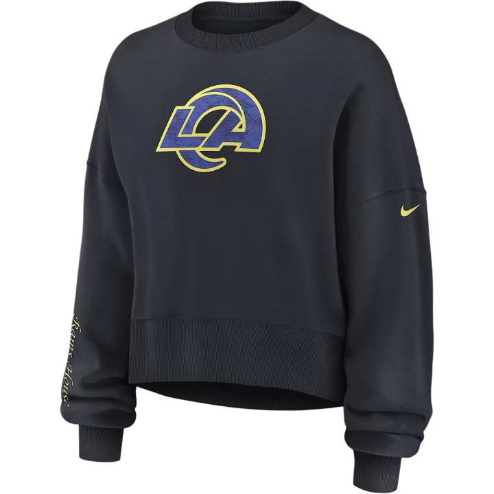 Nike Nike Los Angeles Rams Rivalries Collection Oversized Women's Nike Nfl Pullover Crew