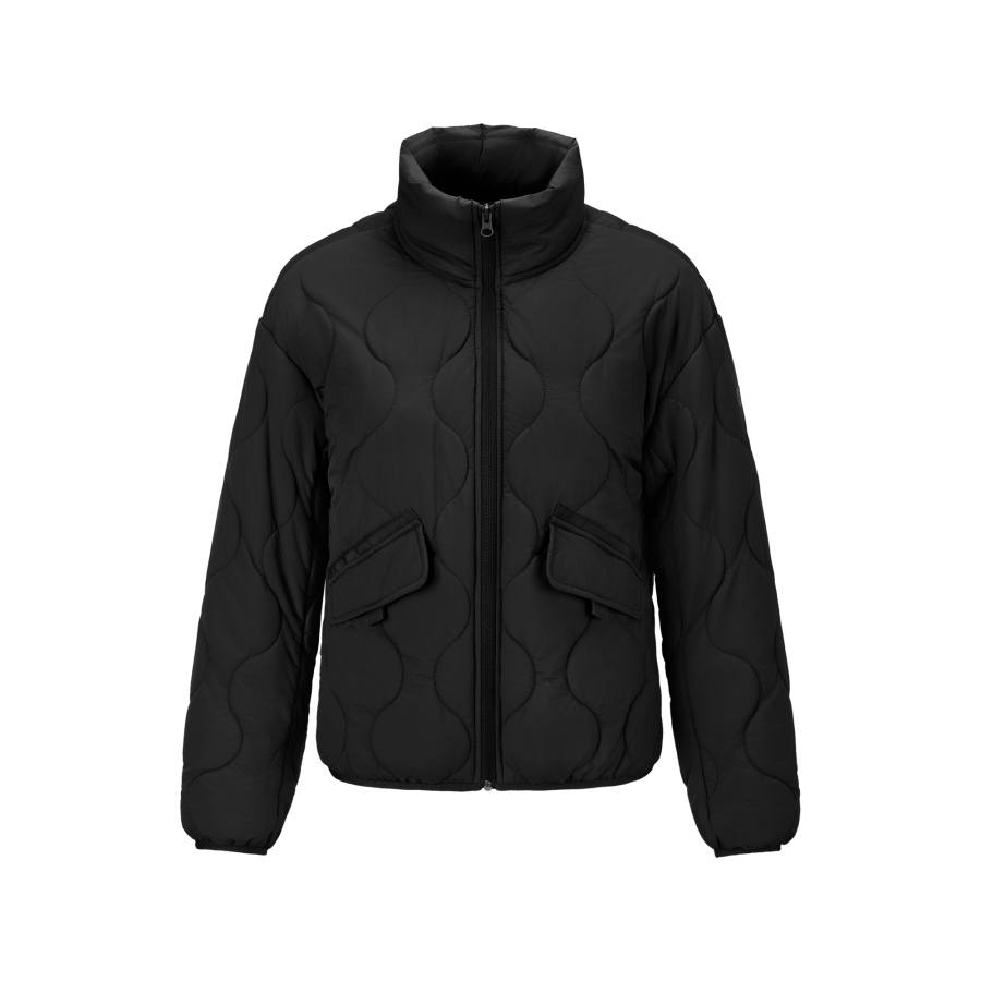 Skechers Puffer Jacket Women's Carbon Black