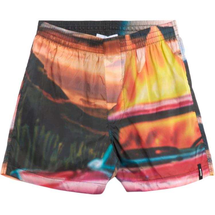 Sunnei abstract-print shorts