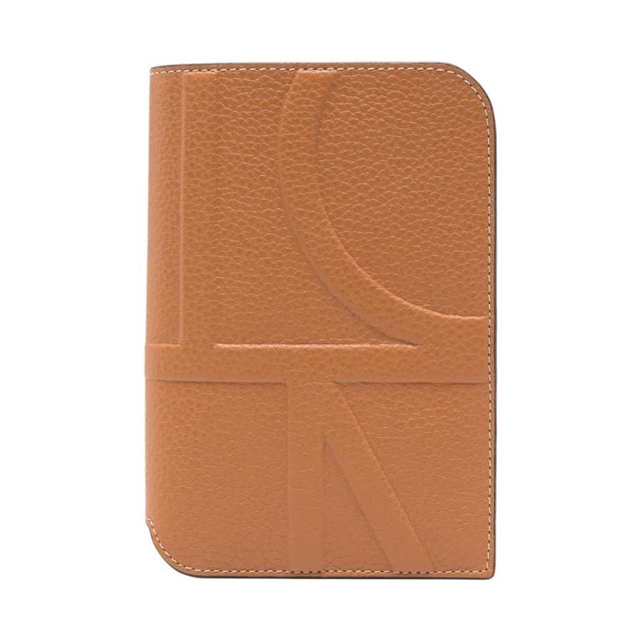 TOTEME Calfskin Passport Holder Women's Brown