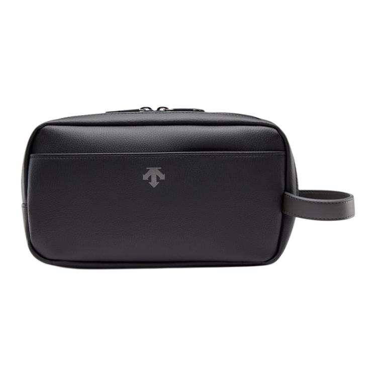 DESCENTE DESCENTE Coated Fabric Clutch Men's Black