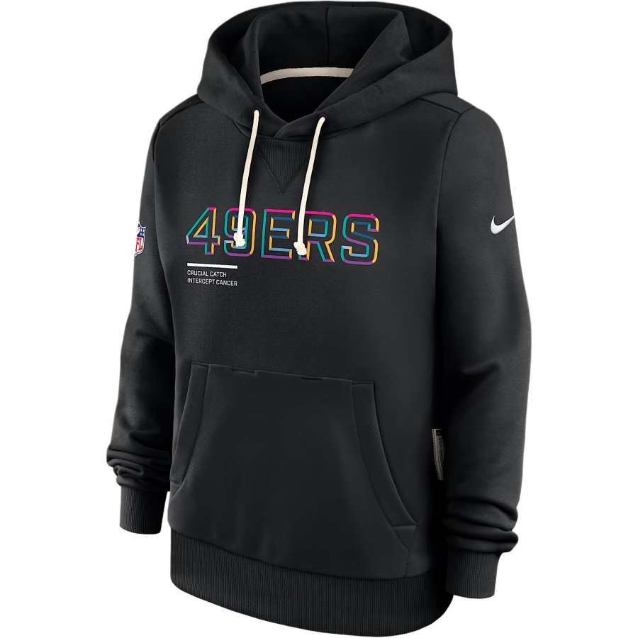 Nike Nike San Francisco 49ers Crucial Catch Women's Nike Dri FIT Nfl Pullover Hoodie