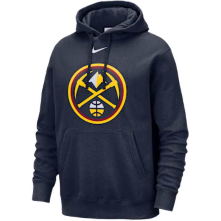 Nike Nike Denver Nuggets Club Men's Nike Nba Pullover Hoodie