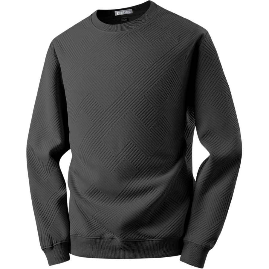 Hodo Sweatshirts Men's Crew Neck Thickened Regular