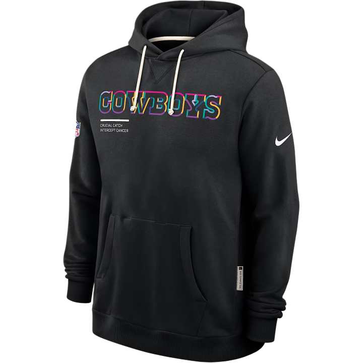 Nike Nike Dallas Cowboys Crucial Catch Sideline Men's Nike Dri-FIT Nfl Pullover Hoodie